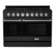 Gordon Ramsay by THOR Kitchen 48" Professional Propane Gas Range Stainless Steel, RSG48EBLP-SS