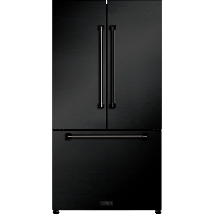 Gordon Ramsay by THOR Kitchen 36" Refrigerator Matte Black RF3621CTD00