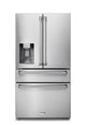 THOR Kitchen 36" Counter Depth Refrigerator, Water Dispenser, Ice Maker, TRF3601FD