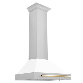 ZLINE 30" Autograph Stainless Wall Range Hood KB4STZ-WM30-G