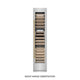 ZLINE 18"Triple Zone 68 Bottle Right Hinge Column Wine Cooler, Stainless Steel Polished Gold RCWVRZ-30418-G