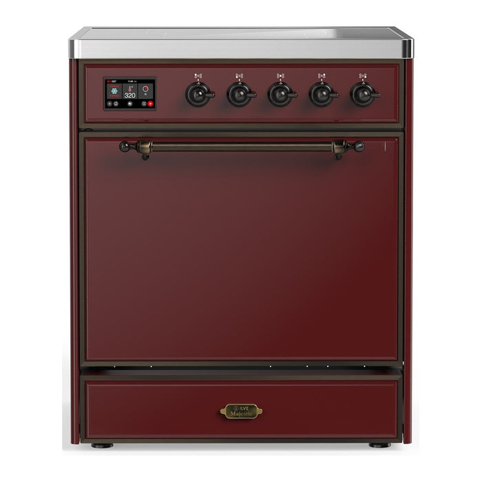 ILVE 30"Majestic III Induction Range, UMIB30QNR3 — UMIB30QNR3AWB