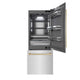 ZLINE 30" Built-In Bottom Freezer Refrigerator with Water Dispenser, Ice Maker, DuraSnow® SS, Graphite Gray Interior, Champagne Bronze GRBIVZ-SN-30-CB