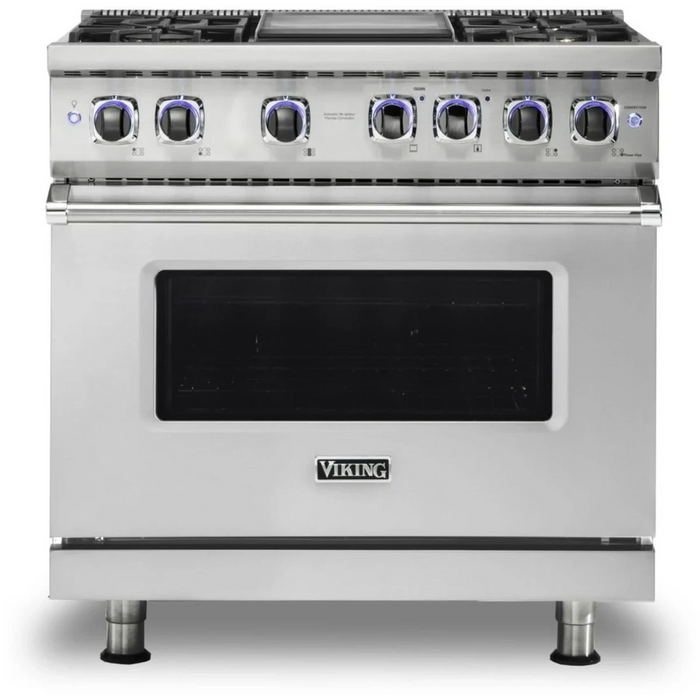 Viking® 7 Series 36" Stainless Steel Pro Style Range VGR73624GSS