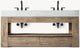 Aspen French Oak Double Washstand