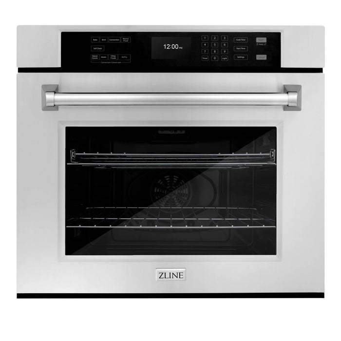 ZLINE 30 "Professional True Convection Single Wall Oven, Air Fry, Self Clean, Stainless Steel WAS-30