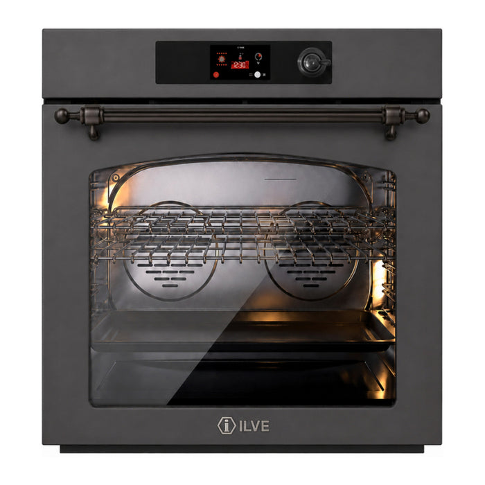ILVE Nostalgie II 30" Pyrolytic Single Wall Oven UOV30NTPYMG