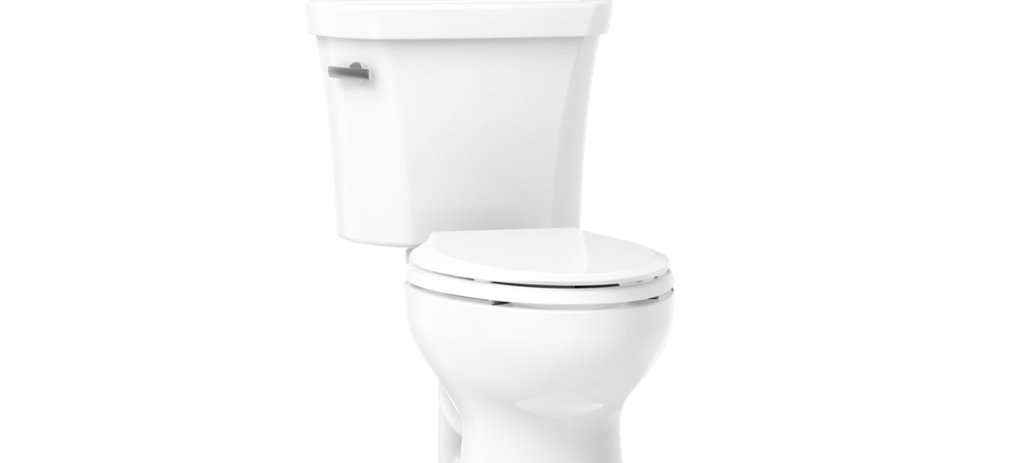 KOHLER Highline Comfort Height Two-Piece Elongated Toilet K-43999-0
