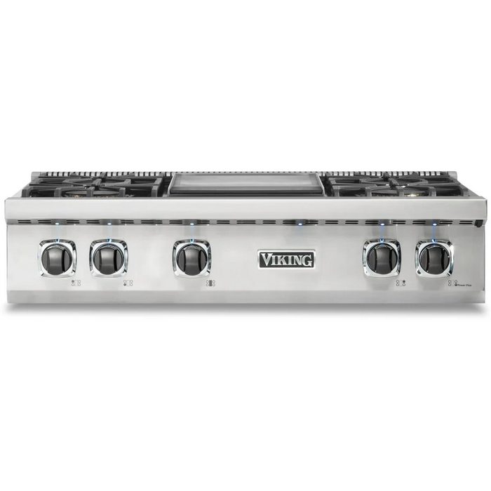 Viking® Professional 5 Series 36" Stainless Steel Rangetop VRT5364GSS