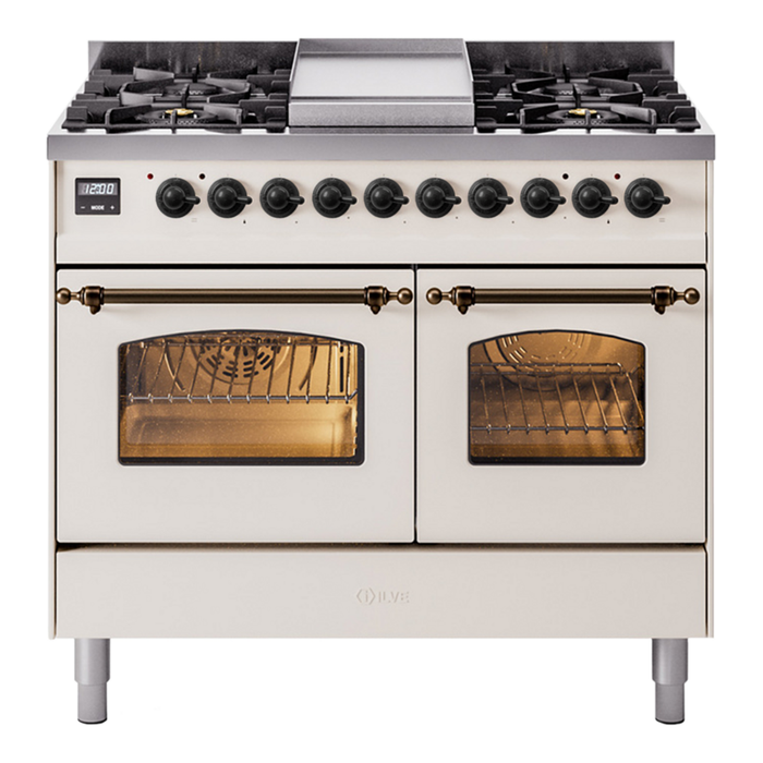 ILVE Nostalgie II 40" Dual Fuel Range, UPD40FNMP
