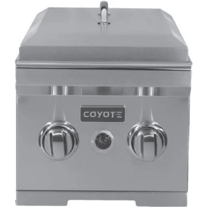 COYOTE 13" Built-in Double Side Burner, CDSBNG