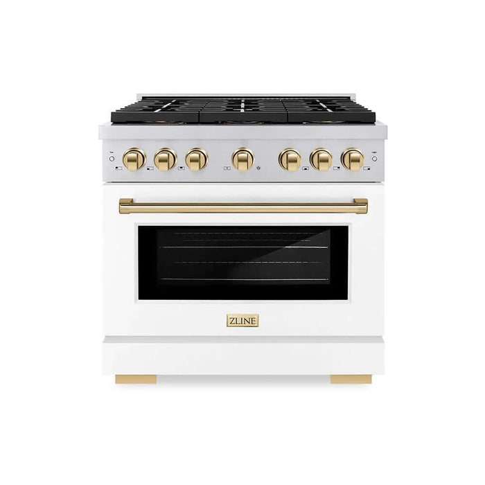 ZLINE 36" Paramount Gas Range DuoPro™ Cooktop, Convection Gas Oven PSGRZ-WM-36-G
