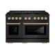 ZLINE 48" Paramount Dual Fuel Range DuoPro™ Cooktop, Dual Ovens PSDRBZ-48-G