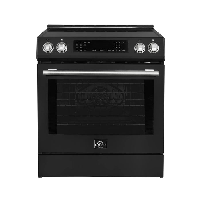 FORNO Espresso Donatello 30" Induction Range, FFSIN0905-30BLK