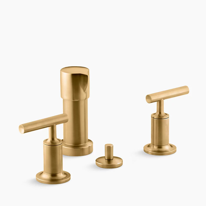 KOHLER Purist Vertical spray bidet faucet, lever handles K-14431-4