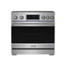 THOR Kitchen 36" 6 Professional Smooth Glass Top Induction Range - Front View