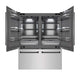 ZLINE 60" Built-In Bottom Freezer Refrigerator with Water Dispenser, Ice Maker, Stainless Steel, Graphite Gray Interior, Matte Black GRBIVZ-304-60MB