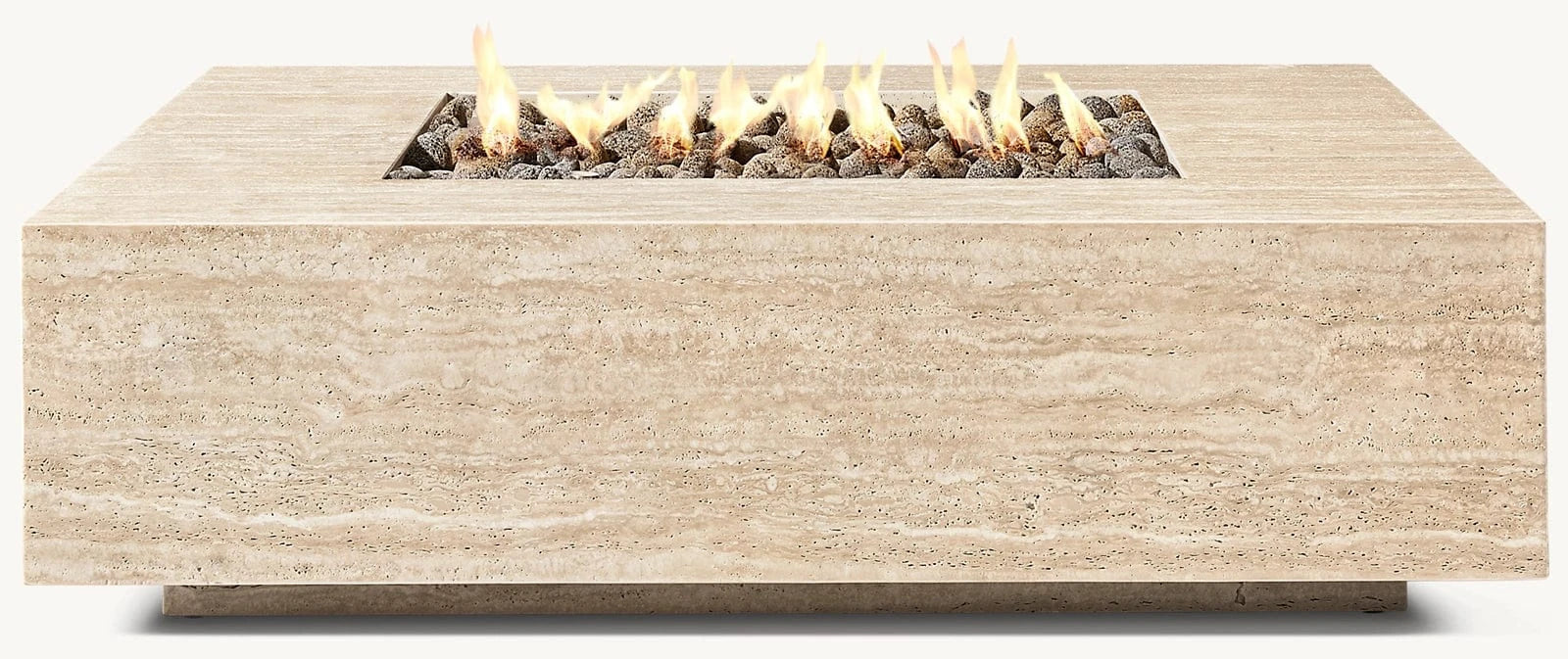 Ixtapa Square Plinth Fire Table