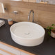 ALFI brand White 22" Oval Above Mount Ceramic Sink ABC911