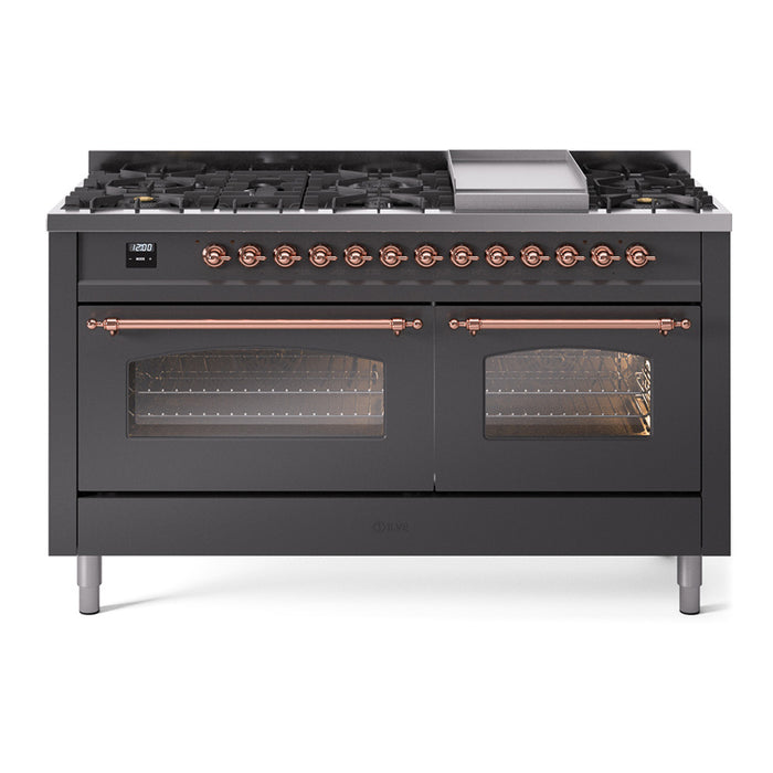 ILVE Nostalgie II 60" Dual Fuel Range UP60FNMPMGP