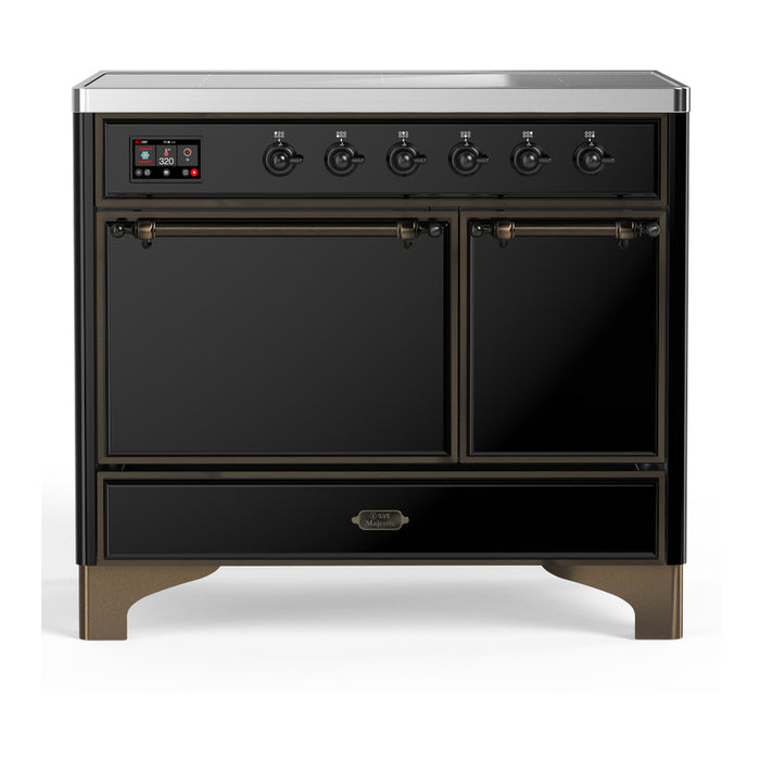 ILVE 40"Majestic III Induction Range, UMDIB40QNR3 — UMDIB40QNR3AWB