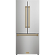 Gordon Ramsay by THOR Kitchen 30"French Door Counter Depth Refrigerator RF3017FFD99-BRZ