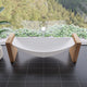 ALFI brand 71" Acrylic Suspended Wall Mounted Hammock Bathtub HammockTub2