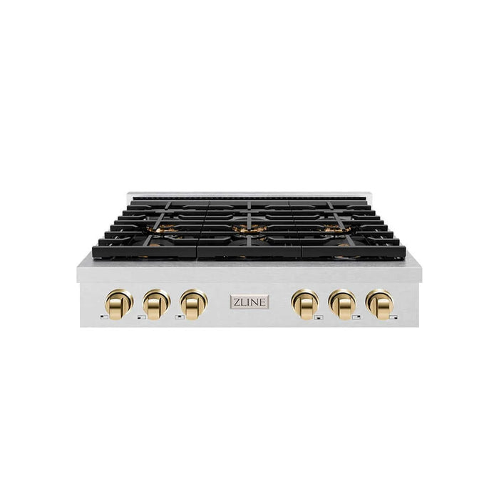 ZLINE 36" Paramount Gas Rangetop DuoPro™ Cooktop PSRTSZ-36-G