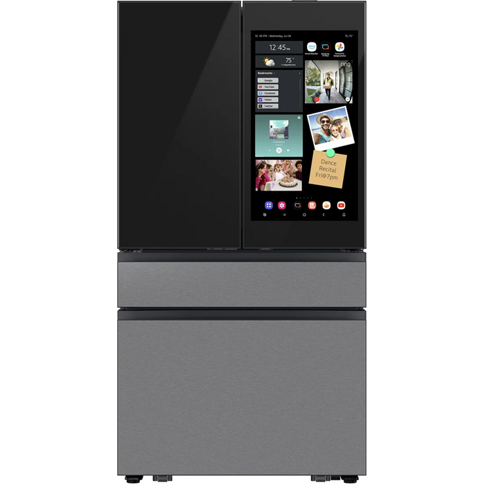 Samsung Bespoke 36" Smart 4-Door French Door Refrigerator RF90F23EECR