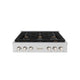 ZLINE 36" Paramount Gas Rangetop Stainless Steel Brass Burners SRT-BR-36