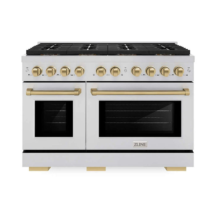 ZLINE 48" Paramount Gas Range DuoPro™ Cooktop, Dual Ovens PSGRZ-48-CB
