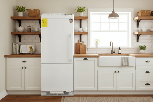 Kucht 30" Built-In Panel Ready Refrigerator Column - Front View