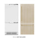 ZLINE 36" Panel Ready Built-In Bottom Freezer Refrigerator,Water Dispenser, Ice Maker, Champagne Bronze RBITZ-36-CB
