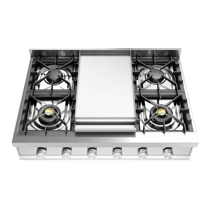 ILVE Professional Plus II 36" Built-In Gas Rangetop UHCP36FSS