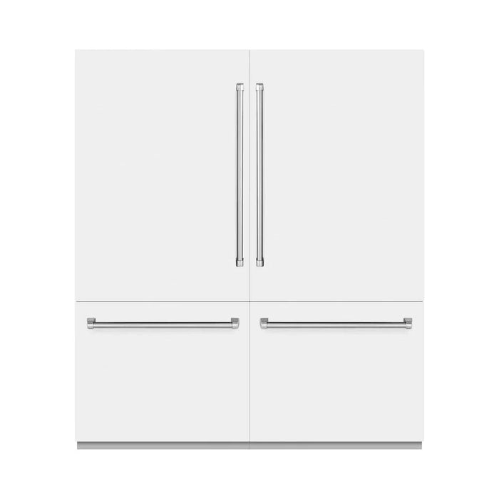 ZLINE 72" Built-In Bottom Freezer Refrigerator,Water Dispenser, Ice Maker, RBIT-WM-72