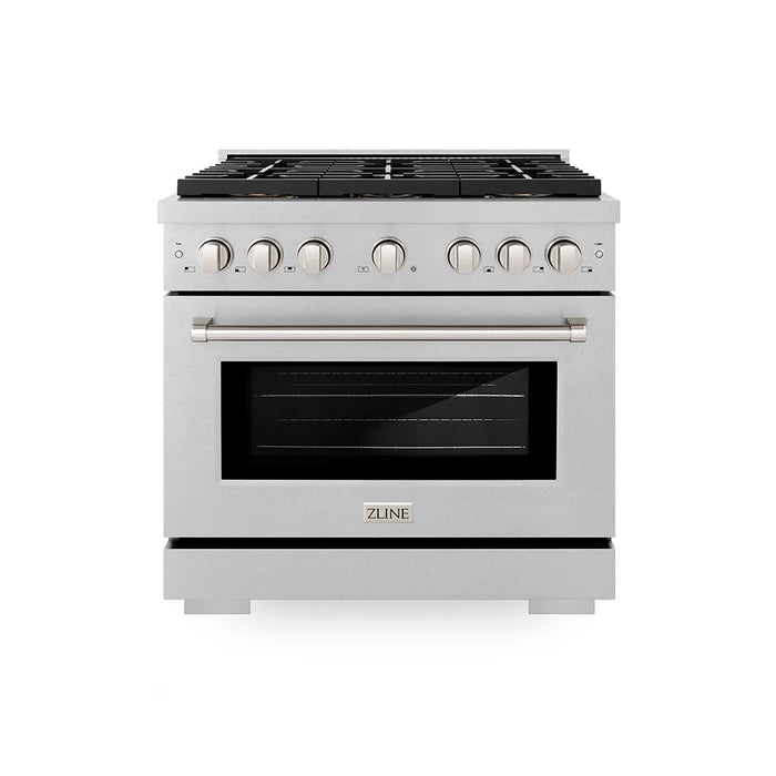 ZLINE 36" Paramount Dual Fuel Range DuoPro™ Cooktop, Electric Convection Oven PSDRS-36