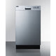 Summit 18" Wide Built-In Dishwasher DW18SS4ADA