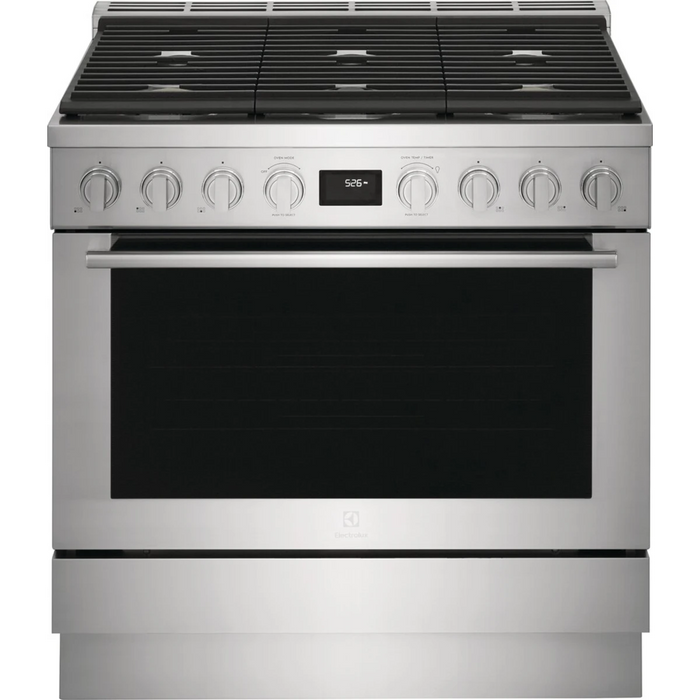 Electrolux 36" Freestanding Dual Fuel Range ECFD3668AS