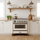 ILVE 36"Majestic III Induction Range, UMIB36NR3 — UMIB36NR3AWB