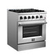 Forno Marco 30" Dual Fuel Range — FFSGS6197-30