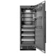 ZLINE 30" Column Refrigerator Black Stainless Steel, Graphite Gray Interior RCRV-BS-30