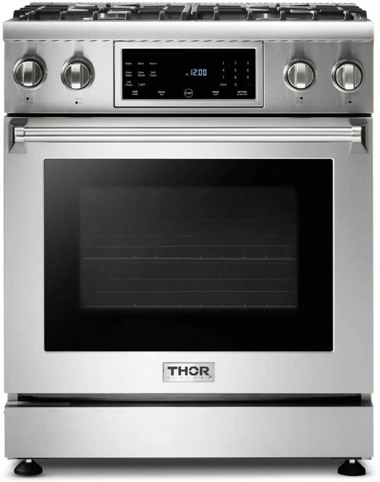 THOR 30" Freestanding Professional Liquid Propane Gas Range, TRG3001LP