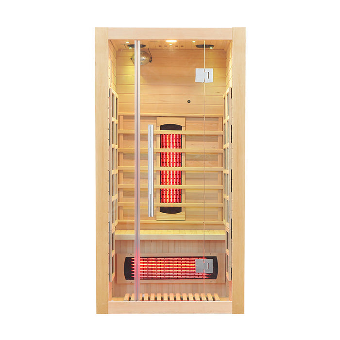 SAUNA EVOLUTION®  Full Spectrum Indoor Solid Wood Sauna Far Infrared 11