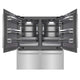 ZLINE 72" Built-In Bottom Freezer Refrigerator,Water Dispenser, Ice Maker,Graphite Gray GRBIT-304-72