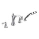 Moen Wynford Two-Handle Roman Tub Faucet Includes Hand Shower T654