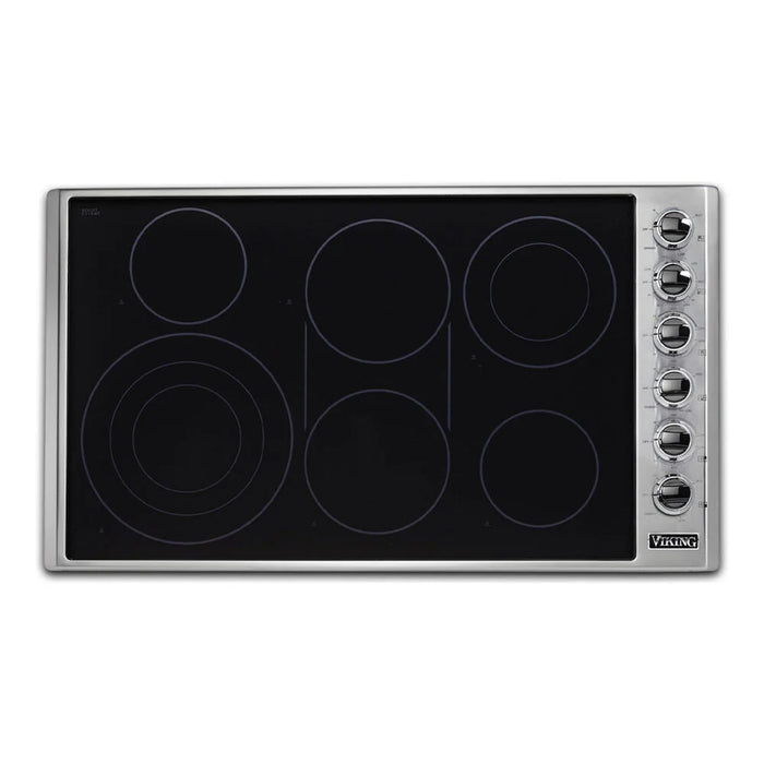 Viking® Professional 5 Series 36" Stainless Steel Electric Cooktop VECU53616BSB