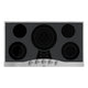 Viking® Professional Series 36" Stainless Steel/Black Glass Electric Cooktop RVEC3365BSB