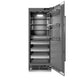 ZLINE 30" Column Refrigerator Stainless Steel, Graphite Gray Interior Matte Black RCRVZ-30430-MB