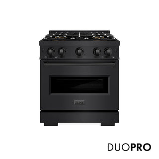 ZLINE Classic Gas Range Black Stainless Steel PCGRB