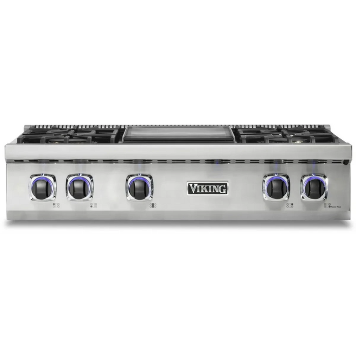 Viking® 7 Series 36" Stainless Steel Rangetop VRT7364GSS